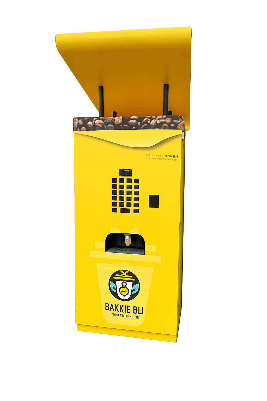 BakkieBij buitenkoffieautomaat voor alle weersomstandigheden
